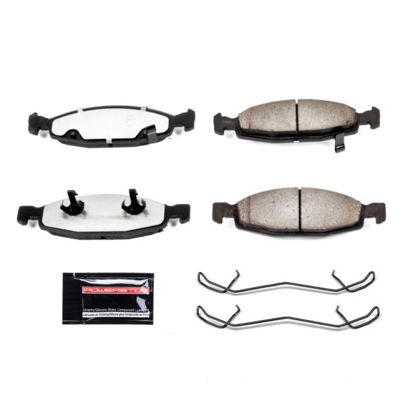 Power Stop 99-03 Jeep Grand Cherokee Front Z36 Truck & Tow Brake Pads w/Hardware PowerStop