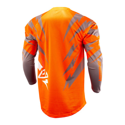 Answer 26 LE Syncron Rizz Vented Jersey Orange/Grey/White - XS