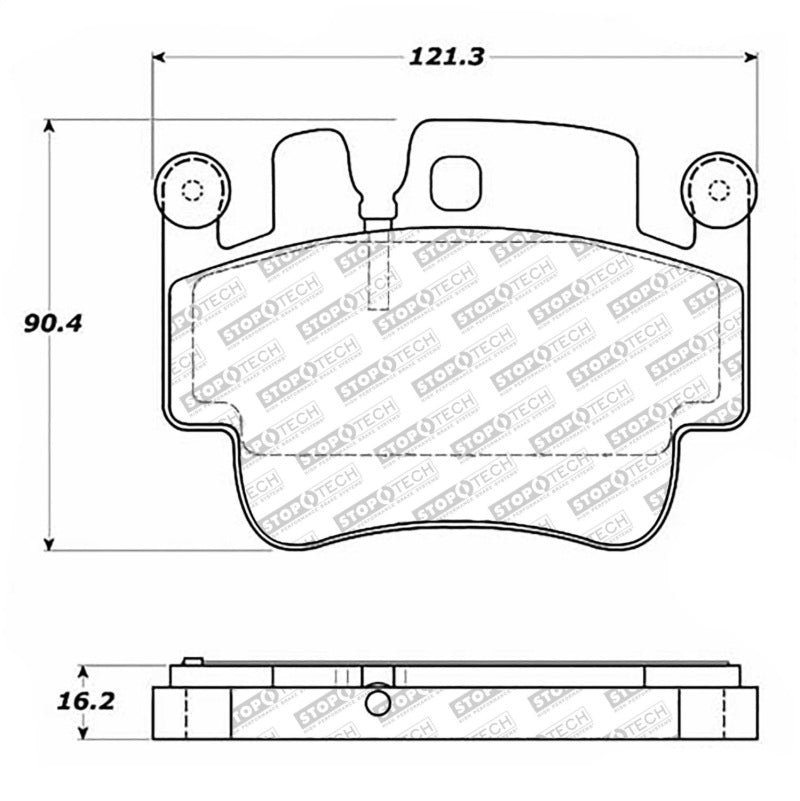 StopTech Street Disc Brake Pads - 305.09170