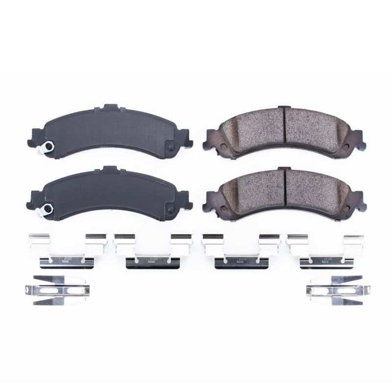 Power Stop 02-06 Cadillac Escalade Rear Z17 Evolution Ceramic Brake Pads w/Hardware PowerStop