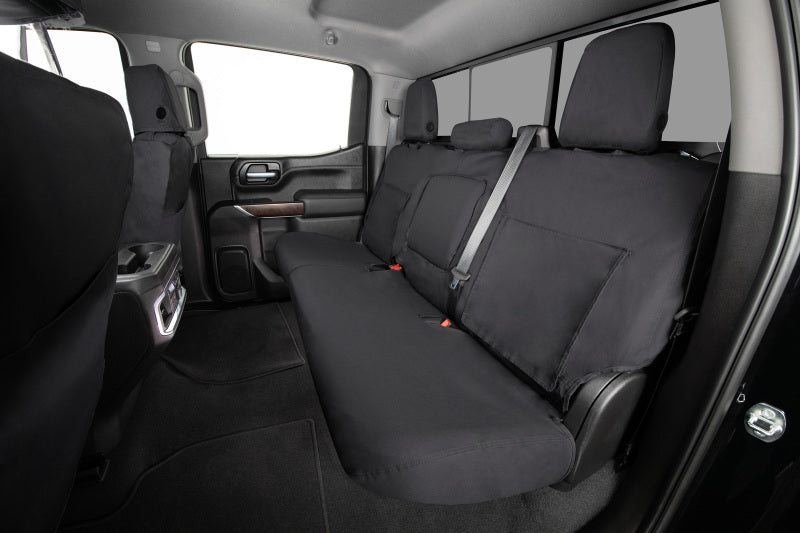 Covercraft 2024+ Jeep Gladiator Electric Polycotton SeatSaver Front Row Seat Covers - Charcoal
