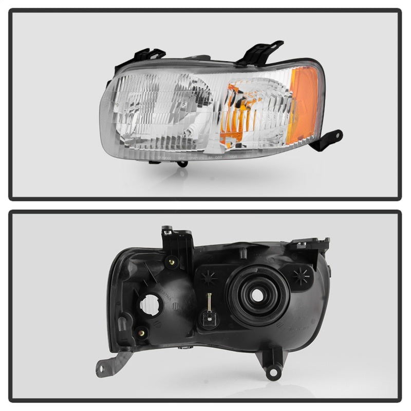 xTune 01-04 Ford Escape OEM Style Headlights - Chrome (HD-JH-FESCA01-AM-C) SPYDER