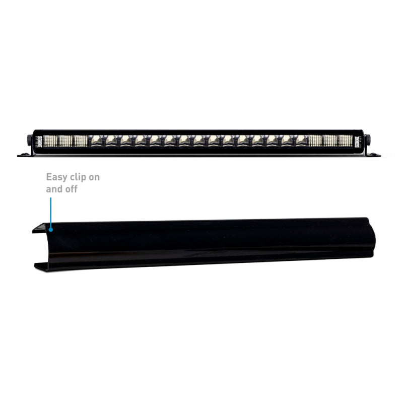 Borne Off-Road Light Bar Cover Single Row 20in Black