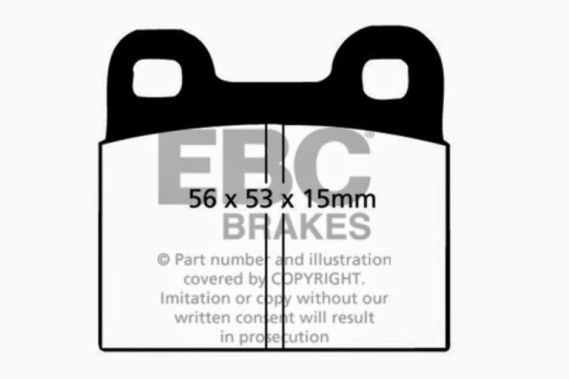 EBC RedStuff Rear Brake Pads - DP3105C EBC