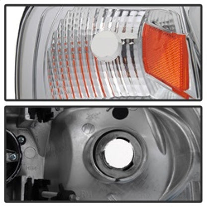 Spyder 97-03 Ford F-150 (After 6/1997) V2 Proj Headlights DRL LED - Chrm (PRO-YD-FF15097V2-LB-C) SPYDER