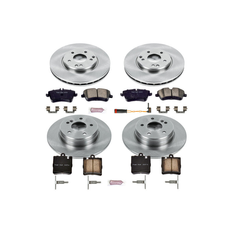 Power Stop 2003 Mercedes-Benz C230 Front & Rear Autospecialty Brake Kit PowerStop