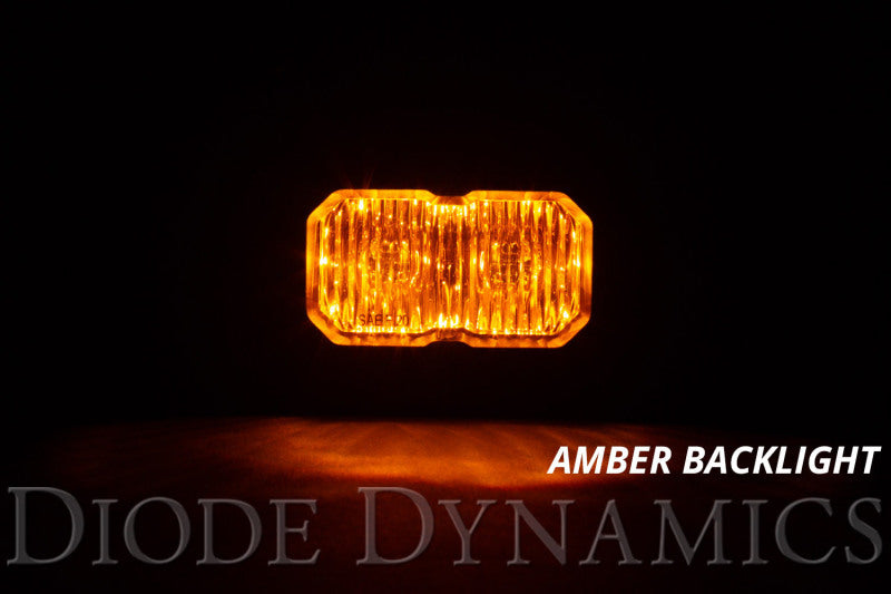 Diode Dynamics Stage Series 2 In LED Pod Pro - Yellow Fog Standard ABL (Pair)