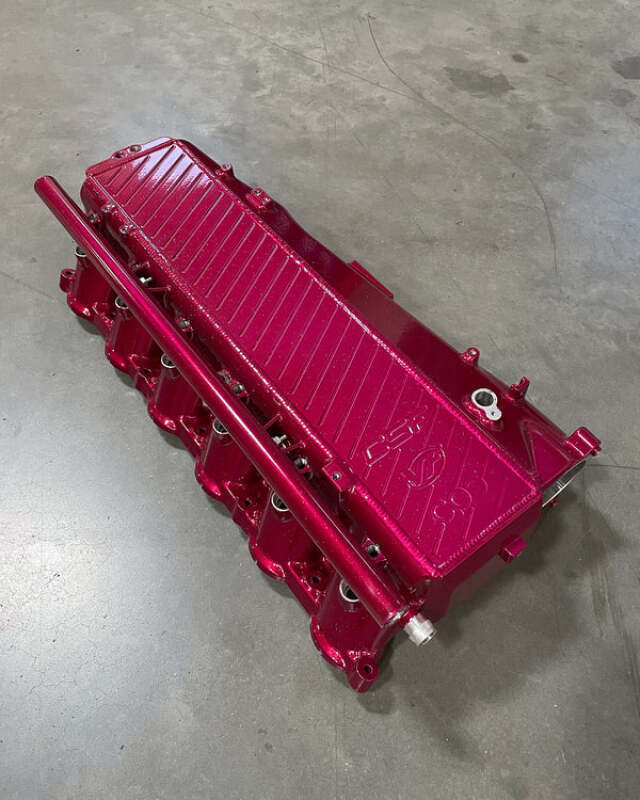 CSF Toyota A90/A91 Supra/ BMW G-Series B58 Charge-Air Cooler Manifold - Rasberry Sparkle