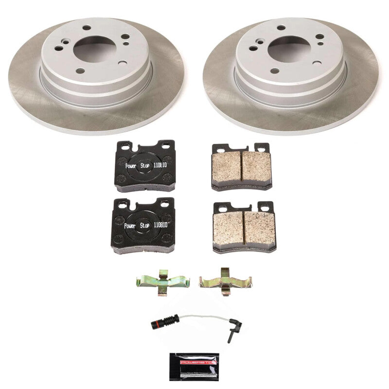 Power Stop 99-00 Mercedes-Benz C230 Rear Semi-Coated Rotor Kit PowerStop