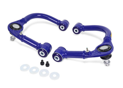 Superpro 05-23 Toyota Tacoma 4WD Front Upper Fixed Offset Control Arm Set