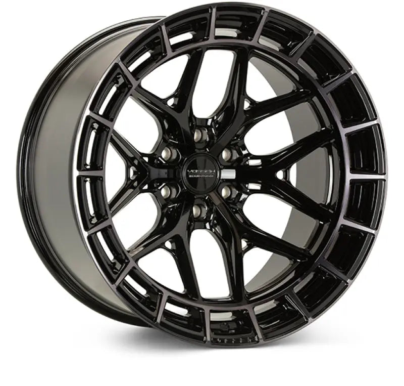 Vossen HFX-1 22x10 / 8x180 / ET-18 / Super Deep / 124.3 CB - Tinted Gloss Black Wheel Vossen
