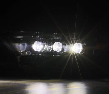 AlphaRex 880261 15-17 Ford Mustang NOVA LED Proj Headlights Alpha Black w/Activ Light/Seq Signal/Switch DRL