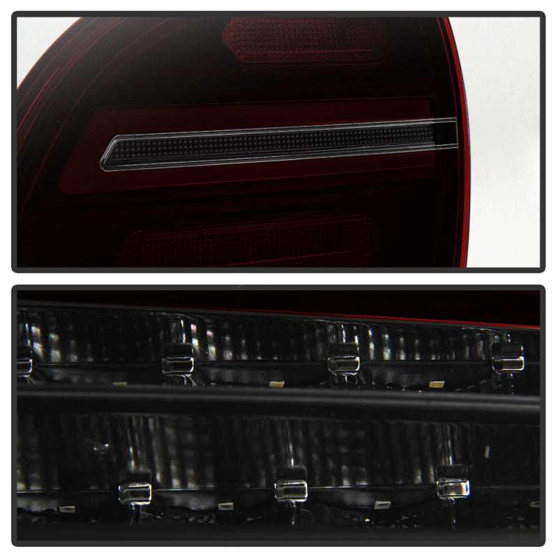 Spyder Porsche Cayenne 958 11-14 LED Tail Lights - Sequential Signal - Red Smoke SPYDER