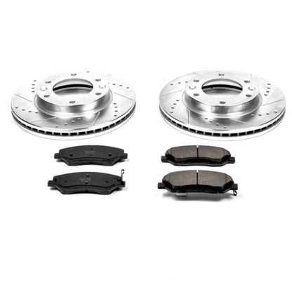 Power Stop 07-08 Hyundai Entourage Front Z23 Evolution Sport Brake Kit PowerStop