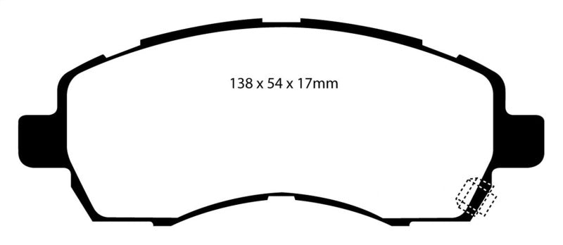 EBC RedStuff Front Brake Pads - DP31138C