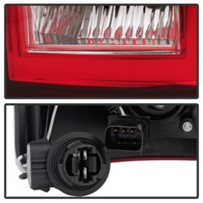 Xtune Dodge Ram 02-06 1500 / Ram 2500/3500 03-06 LED Tail Light Red Clear ALT-JH-DR02-LED-RC SPYDER