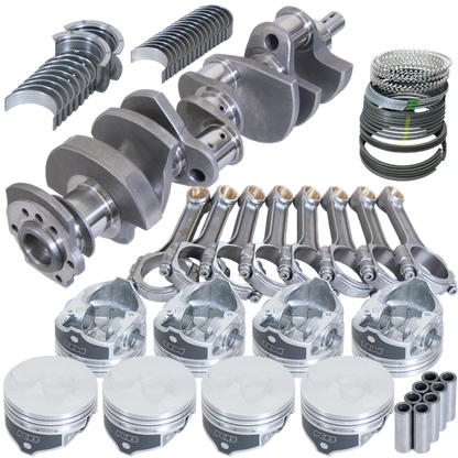 Eagle Chevy LT1350 1Pc 3.480in Crank 6.000in I-Beam Rods -7cc 4.040in Pistons Rotating Assembly