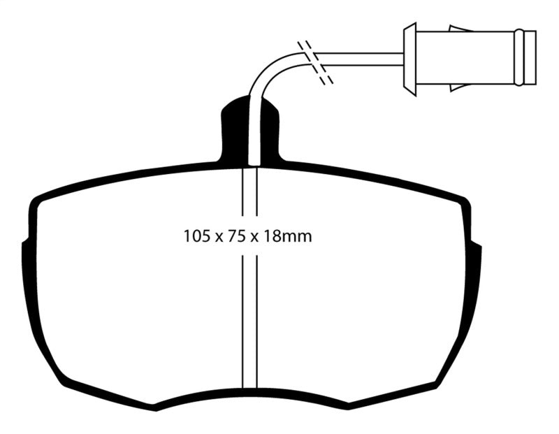 EBC GreenStuff Front Brake Pads - DP6622 EBC