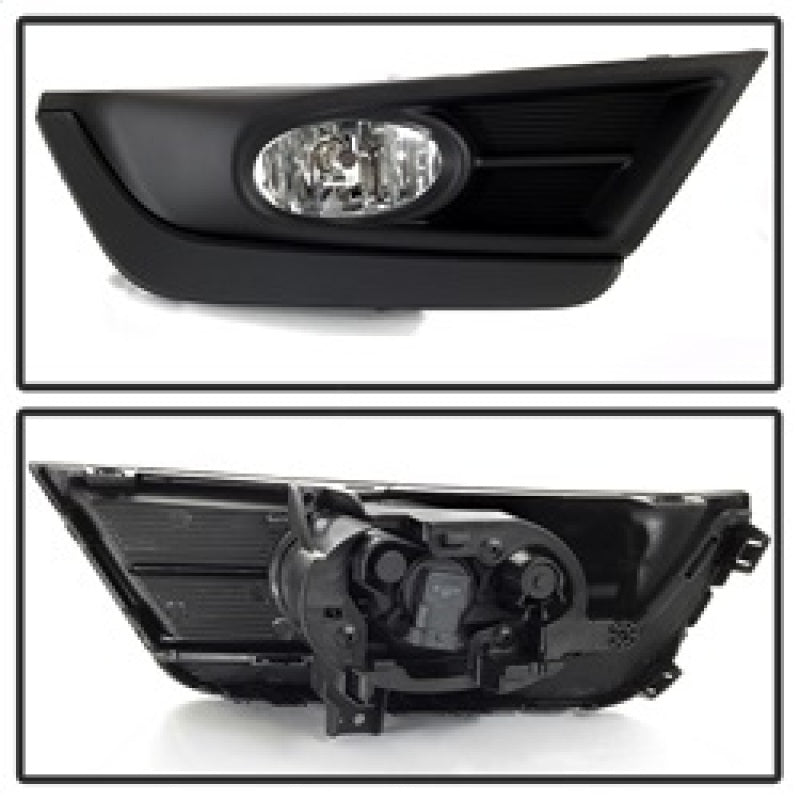 Spyder 17-18 Honda CRV OEM Fog Lights w/Switch & Cover - Clear (FL-HCRV2017-T-C) SPYDER