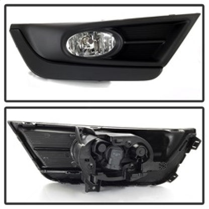 Spyder 17-18 Honda CRV OEM Fog Lights w/Switch & Cover - Clear (FL-HCRV2017-T-C) SPYDER