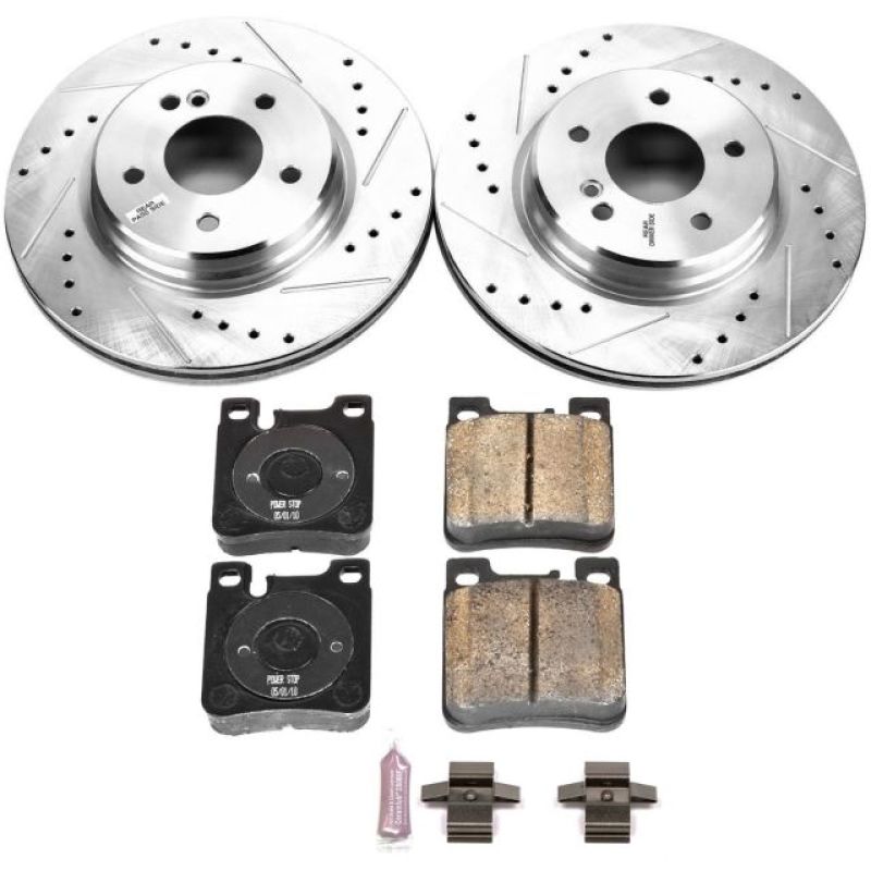 Power Stop 98-00 Mercedes-Benz C43 AMG Rear Z23 Evolution Sport Brake Kit PowerStop