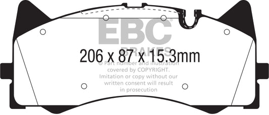 EBC BlueStuff Front Brake Pads - DP52298NDX EBC