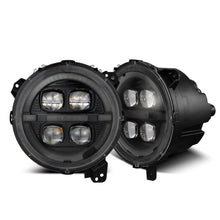 Load image into Gallery viewer, AlphaRex 18-23 Jeep Wrangler JL/Gladiator JT NOVA-Series LED Projector Headlights Alpha-black - 880867