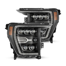 Load image into Gallery viewer, AlphaRex 21-23 Ford F150 / 21-23 Ford F150 Raptor NOVA-Series LED Projector Headlights Black - 880137 AlphaRex