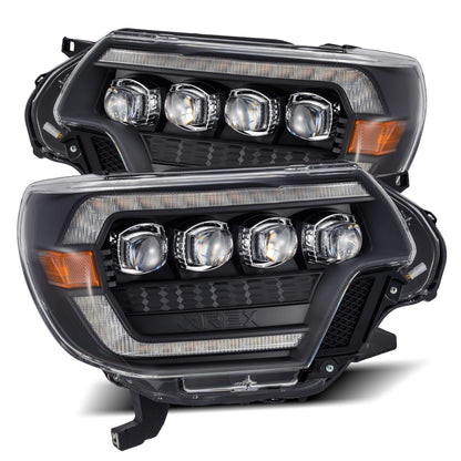 AlphaRex 12-15 Toyota Tacoma NOVA-Series LED Projector Headlights Black - 880753 AlphaRex