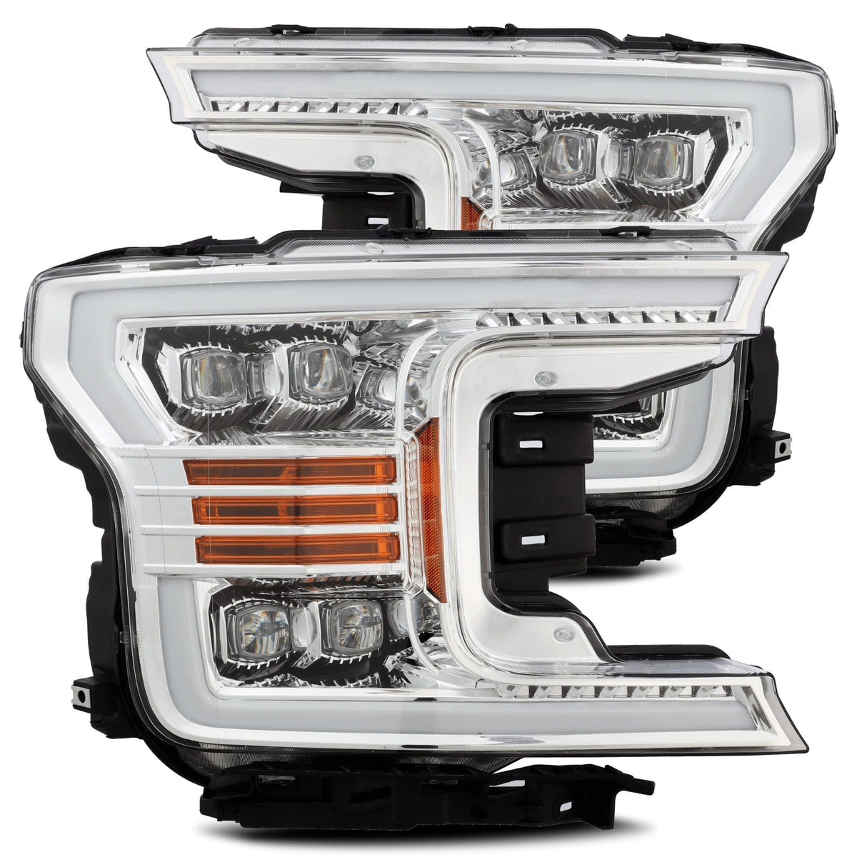 AlphaRex 18-20 Ford F150 NOVA-Series LED Projector Headlights Chrome - 880181