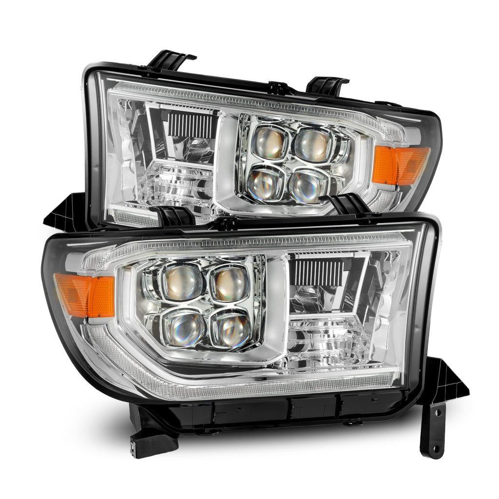 AlphaRex 880819 07-13 Toyota Tundra/08-17 Toyota Sequoia MK II NOVA-Series LED Projector Headlights Chrome (With Level Adjuster) - 880819