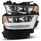 AlphaRex 880544 19-23 Ram 1500 LUXX-Series LED Projector Headlights Chrome - 880544