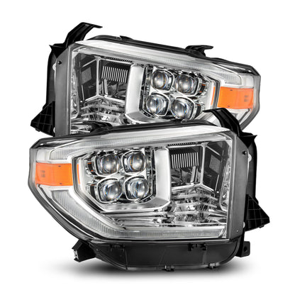 AlphaRex 880831 14-21 Toyota Tundra MK II NOVA-Series LED Projector Headlights Chrome - 880831