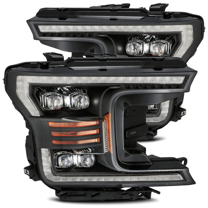 AlphaRex 18-20 Ford F150 NOVA-Series LED Projector Headlights Black - 880182 AlphaRex