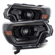 Load image into Gallery viewer, AlphaRex 12-15 Toyota Tacoma PRO-Series Halogen Projector Headlights Alpha-Black - 880748