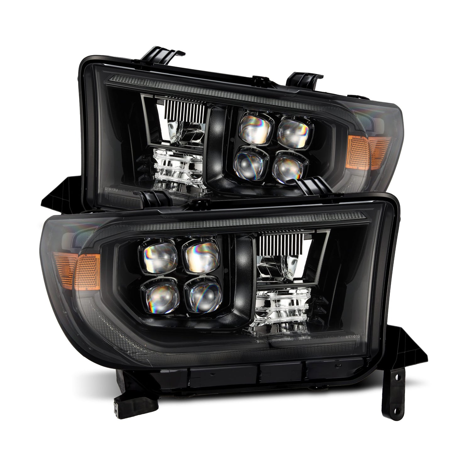 AlphaRex 880820 07-13 Toyota Tundra/08-17 Toyota Sequoia MK II NOVA-Series LED Projector Headlights Alpha-Black (With Level Adjuster) - 880820 AlphaRex