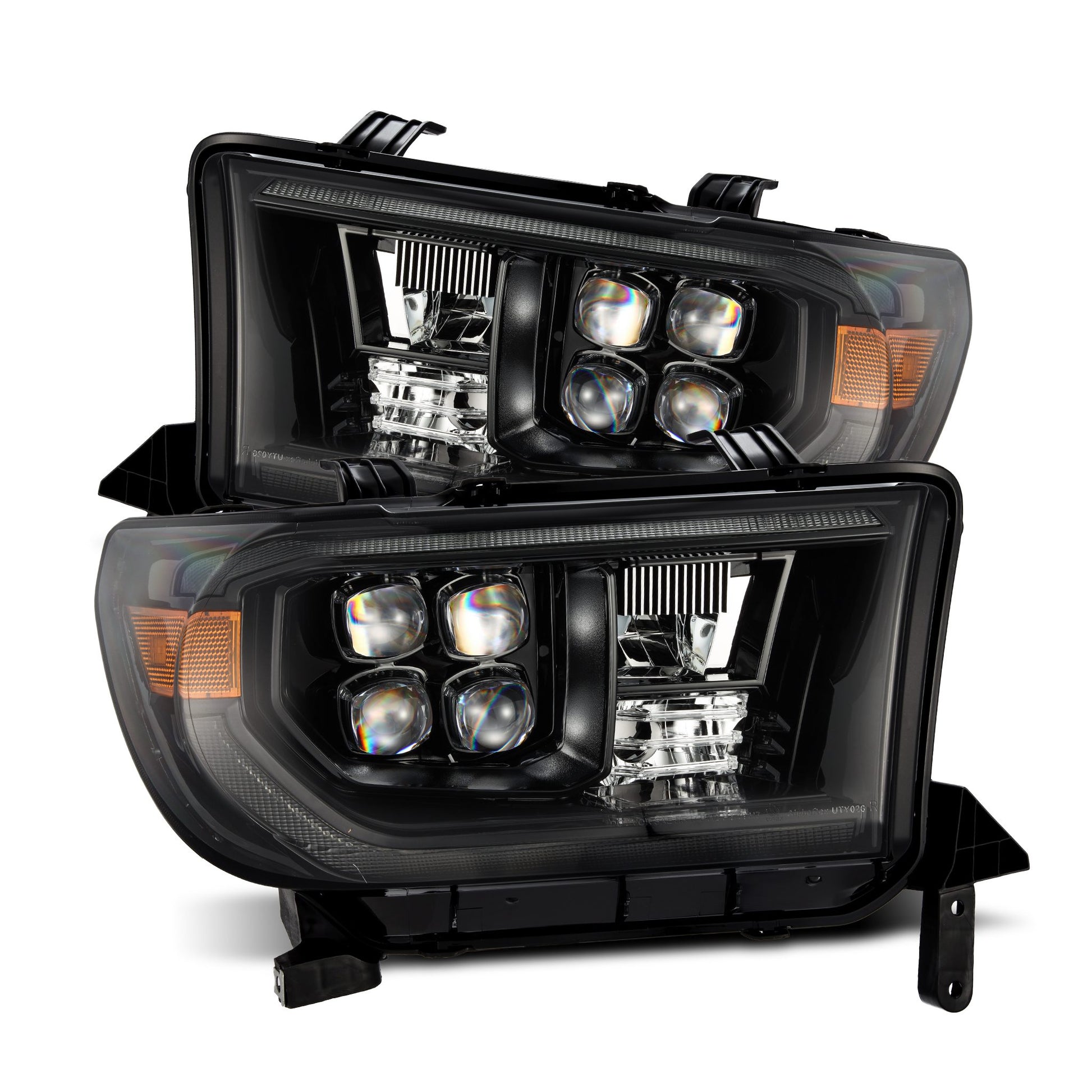AlphaRex 880820 07-13 Toyota Tundra/08-17 Toyota Sequoia MK II NOVA-Series LED Projector Headlights Alpha-Black (With Level Adjuster) - 880820 AlphaRex
