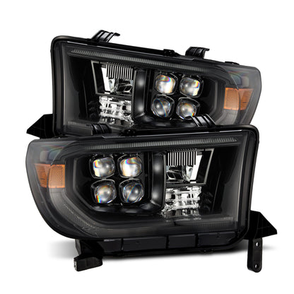 AlphaRex 880820 07-13 Toyota Tundra/08-17 Toyota Sequoia MK II NOVA-Series LED Projector Headlights Alpha-Black (With Level Adjuster) - 880820 AlphaRex