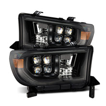 Load image into Gallery viewer, AlphaRex 07-13 Toyota Tundra/08-17 Toyota Sequoia MK II NOVA-Series LED Projector Headlights Alpha-Black (With Level Adjuster) - 880820