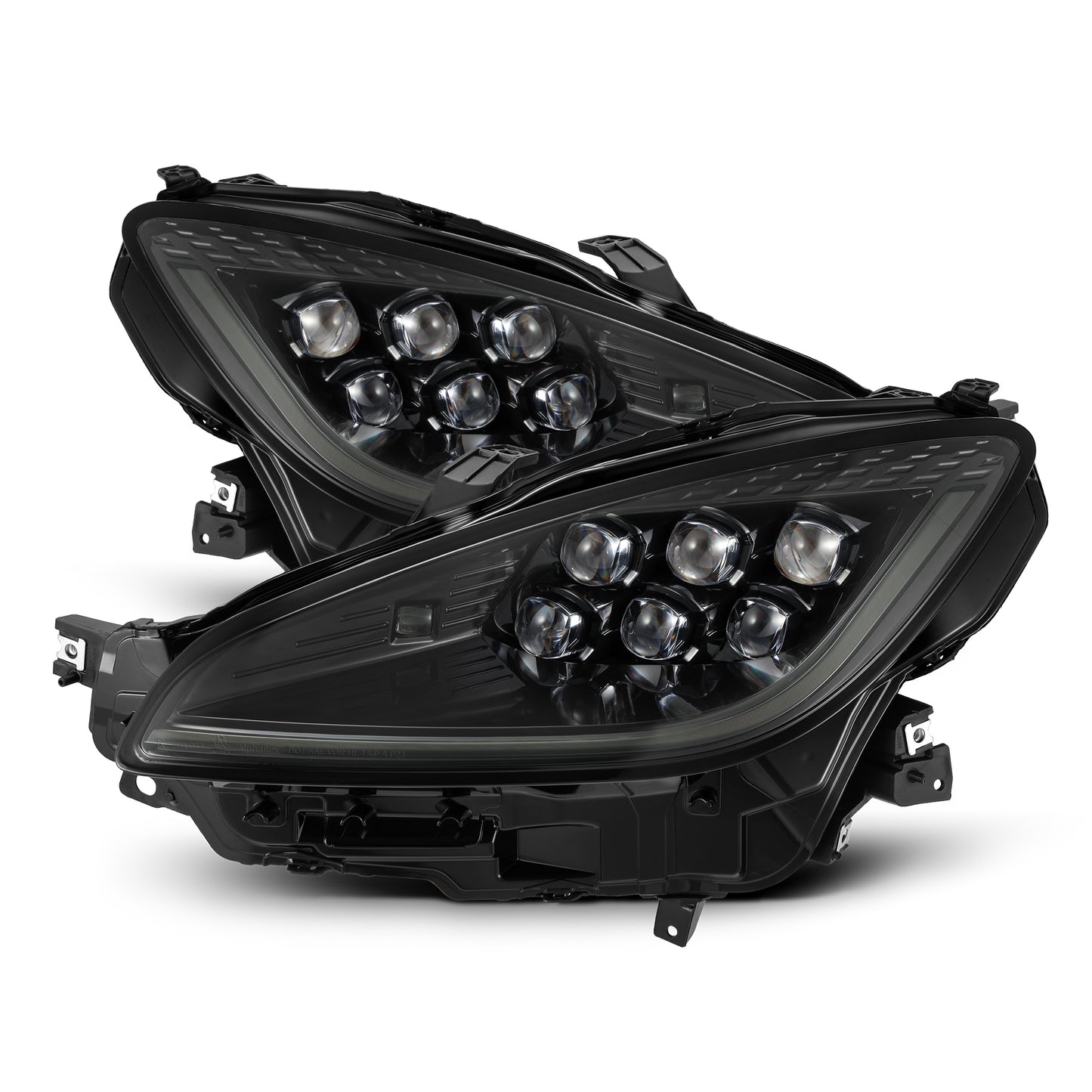 AlphaRex 880875 21-23 Toyota GR86/Subaru BRZ NOVA-Series LED Projector Headlights Alpha-Black - 880875