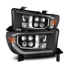 Load image into Gallery viewer, AlphaRex 880818 07-13 Toyota Tundra/08-17 Toyota Sequoia MK II NOVA-Series LED Projector Headlights Black (With Level Adjuster) - 880818