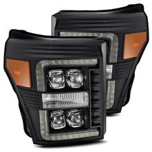 Load image into Gallery viewer, AlphaRex 880149 11-16 Ford Super Duty NOVA-Series LED Projector Headlights Black