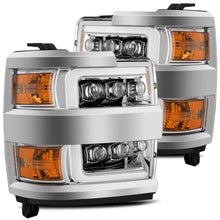 Load image into Gallery viewer, AlphaRex 880228 15-19 Chevrolet Silverado 2500HD/3500HD MK II NOVA-Series LED Projector Headlights Chrome - 880228