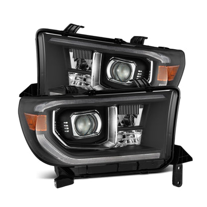 AlphaRex 07-13 Toyota Tundra/08-17 Toyota Sequoia MK II PRO-Series Halogen Projector Headlights Black (Without Level Adjuster) - 880829 AlphaRex