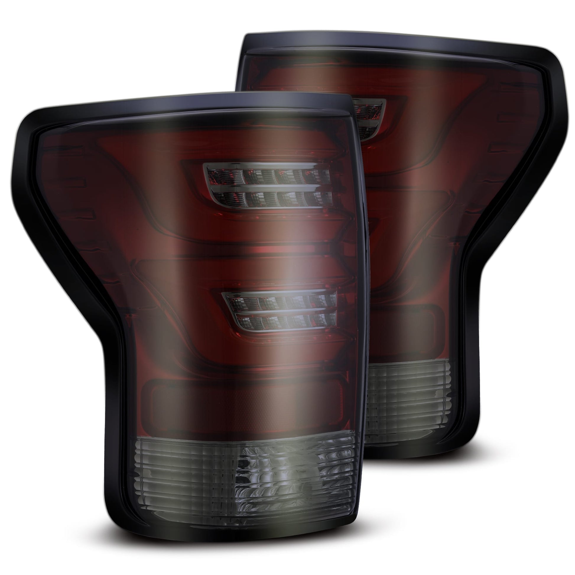 AlphaRex 07-13 Toyota Tundra PRO-Series LED Tail Lights Red Smoke - 670020 AlphaRex
