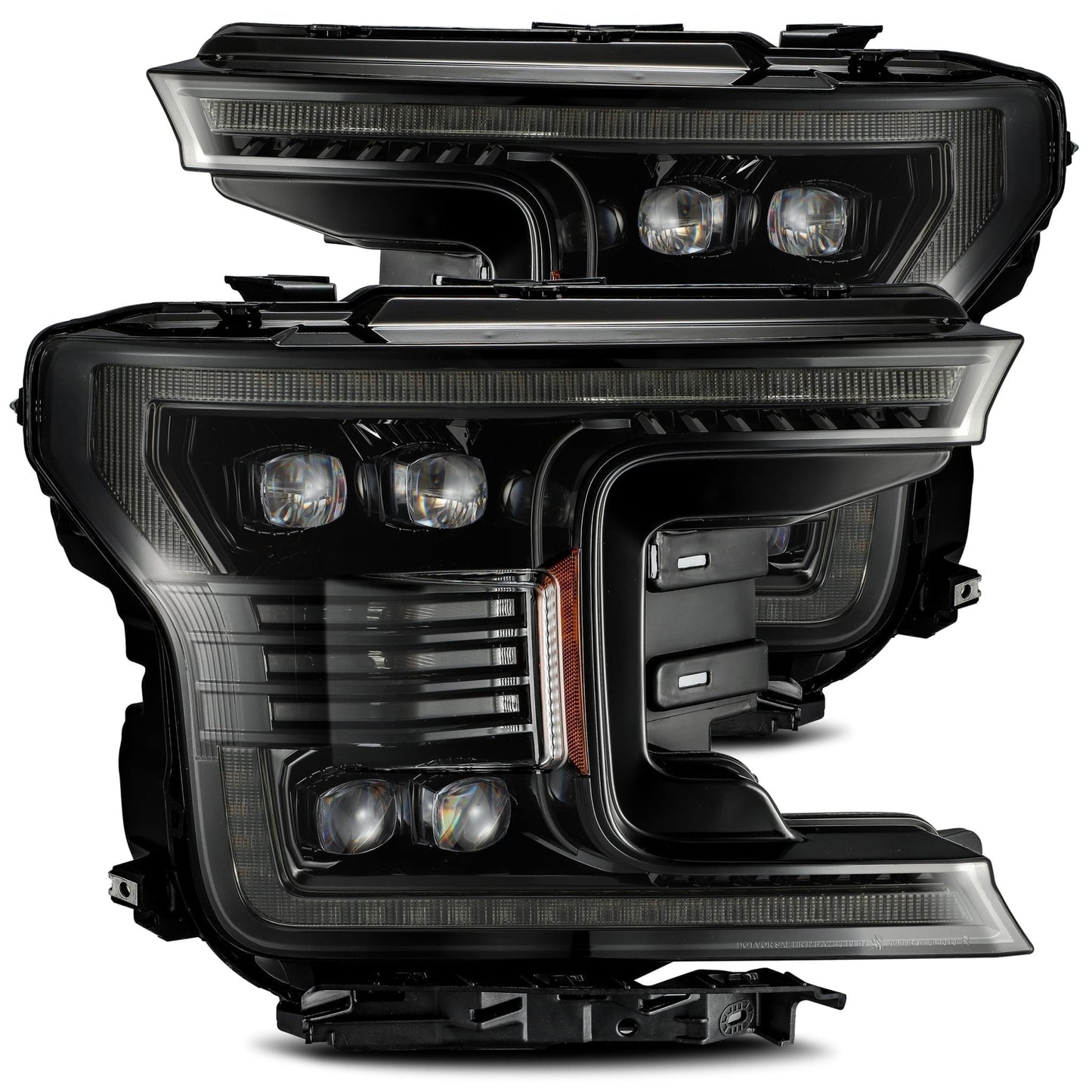 AlphaRex 18-20 Ford F150 NOVA-Series LED Projector Headlights Alpha-Black - 880165 AlphaRex