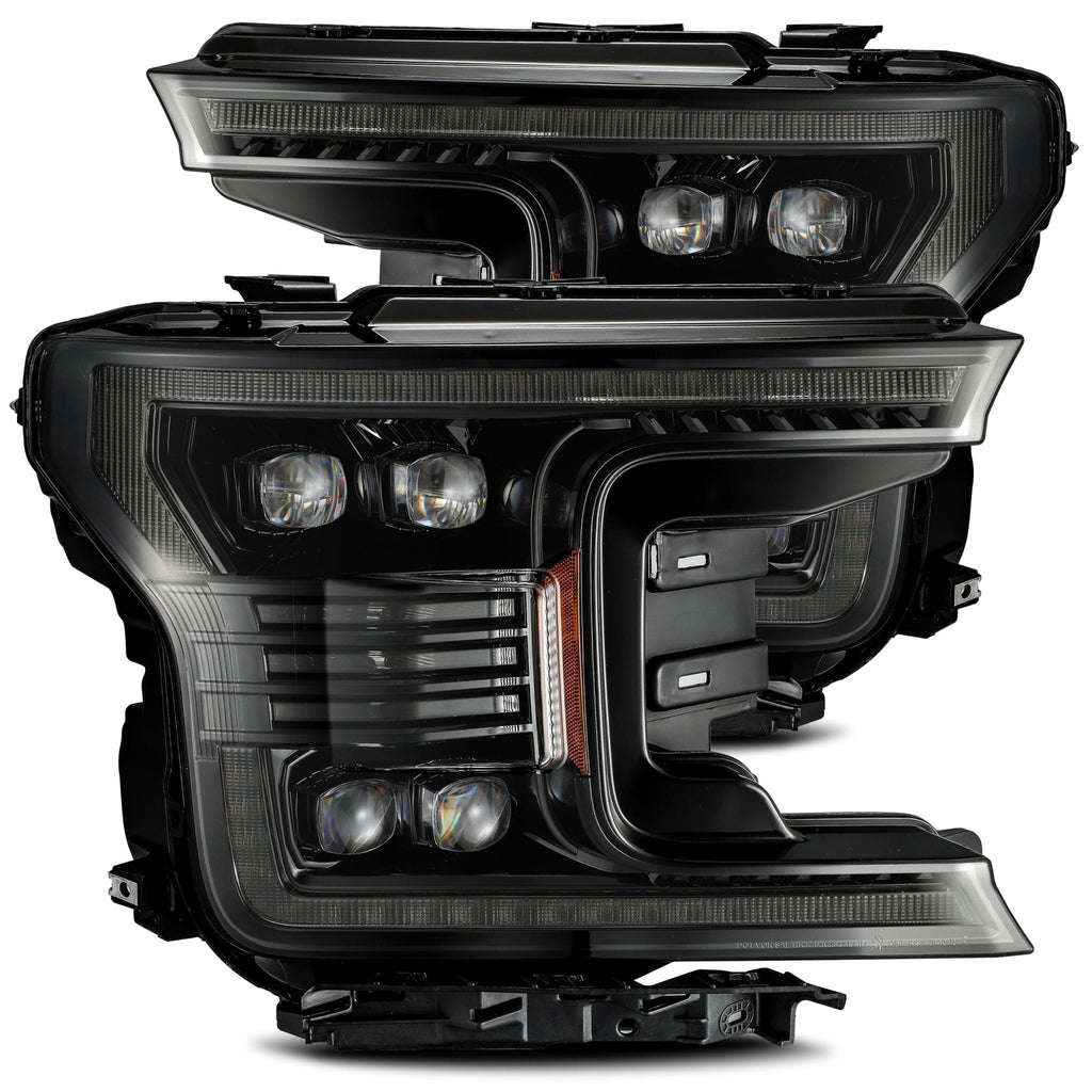 AlphaRex 18-20 Ford F150 NOVA-Series LED Projector Headlights Alpha-Black - 880165