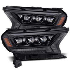 AlphaRex 19-22 Ford Ranger NOVA-Series LED Projector Headlights Alpha-Black - 880123
