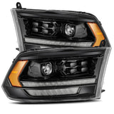 AlphaRex 09-18 Ram Truck PRO-Series (5th Gen 2500 Style) Projector Headlights Alpha-Black - 880524