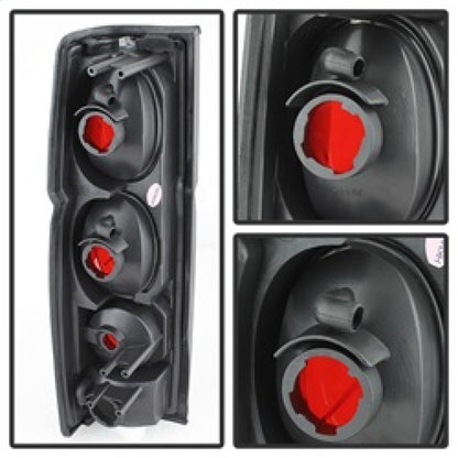 Spyder Nissan Hardbody 86-97 Euro Style Tail Lights Black Smoke ALT-YD-NH86-BSM SPYDER